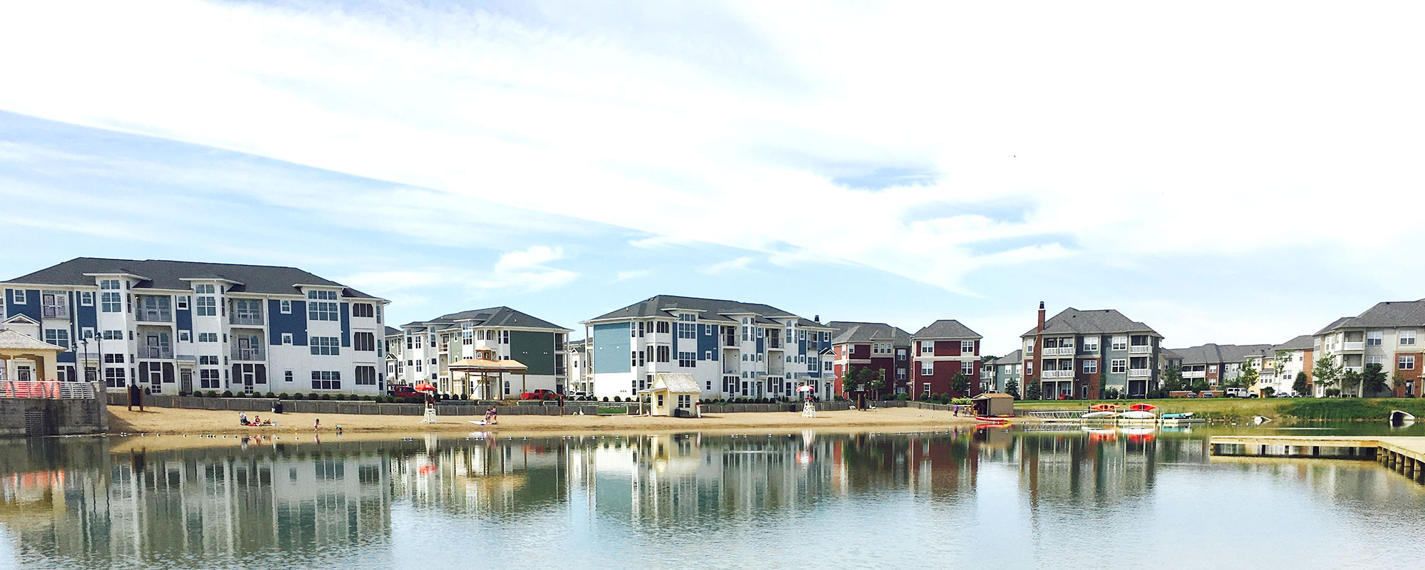 Saxony viewed across lake